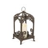 GG Collection 95167 Medium Metal Acanthus Leaf Lantern - GG Collection