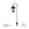 Solar LED Hanging Coach Lanterns ? Black - Set of 2 by Pure Garden - Pure Garden